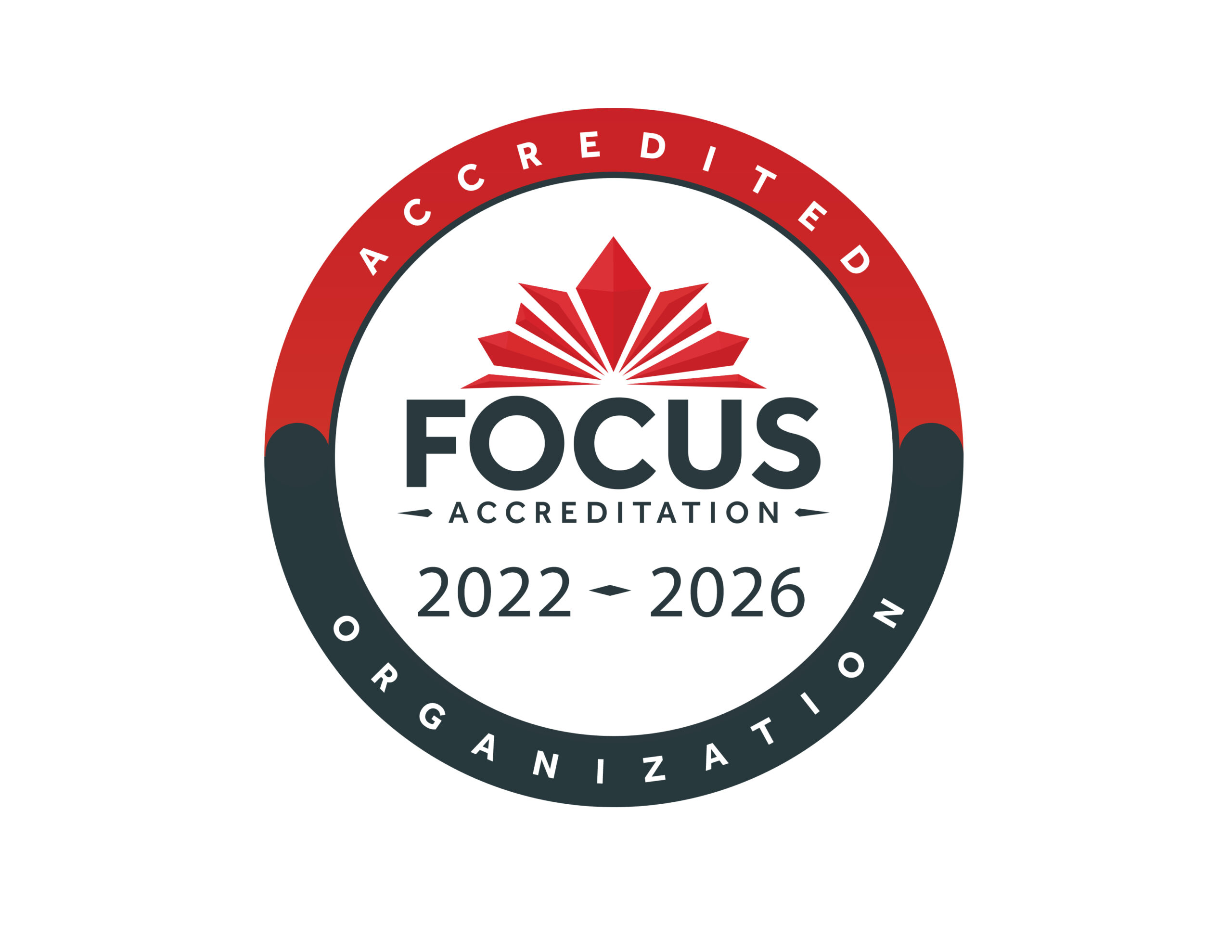 Accredited Organization 2022 - 2026 badge
